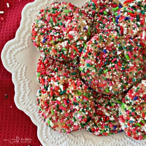 Funfetti Sugar Cookies - From Scratch Sprinkle Sugar Cookies