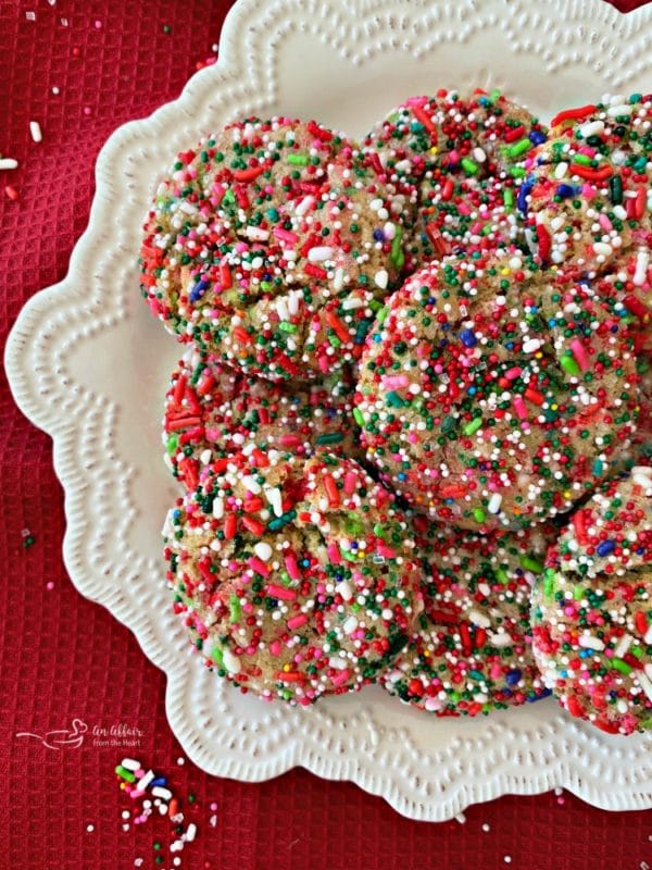Christmas Funfetti Sugar Cookies