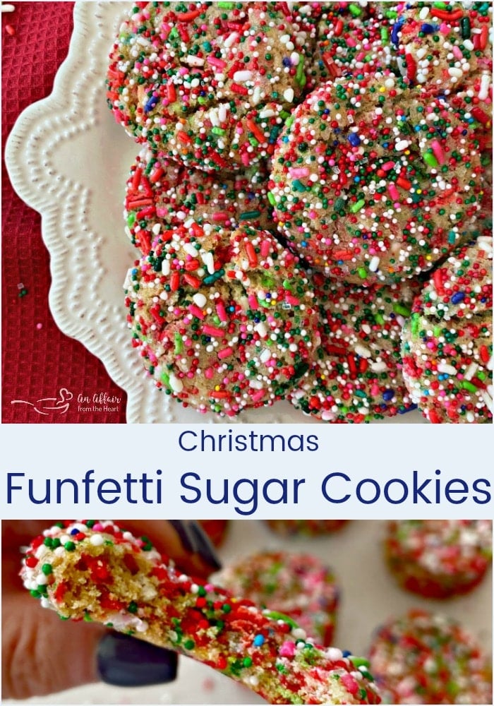 Funfetti Sugar Cookies - From Scratch Sprinkle Sugar Cookies