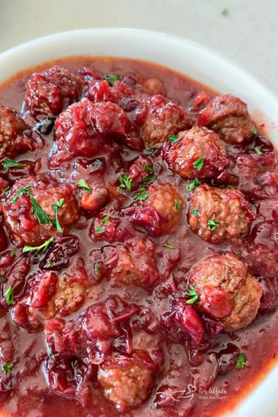 Dorothy's Cranberry Meatballs