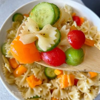 Easy French Vinaigrette Pasta Salad