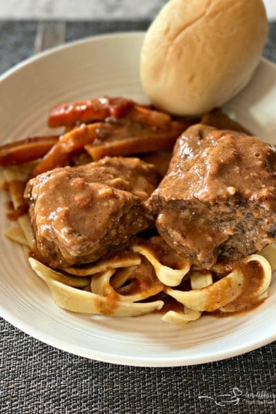 Braised Beef Short Ribs with Red Eye Gravy