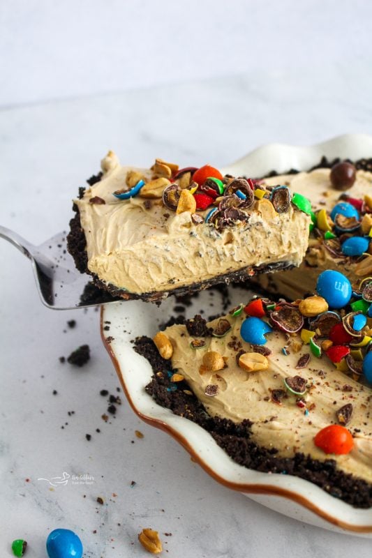 Peanut M&M Peanut Butter Pie