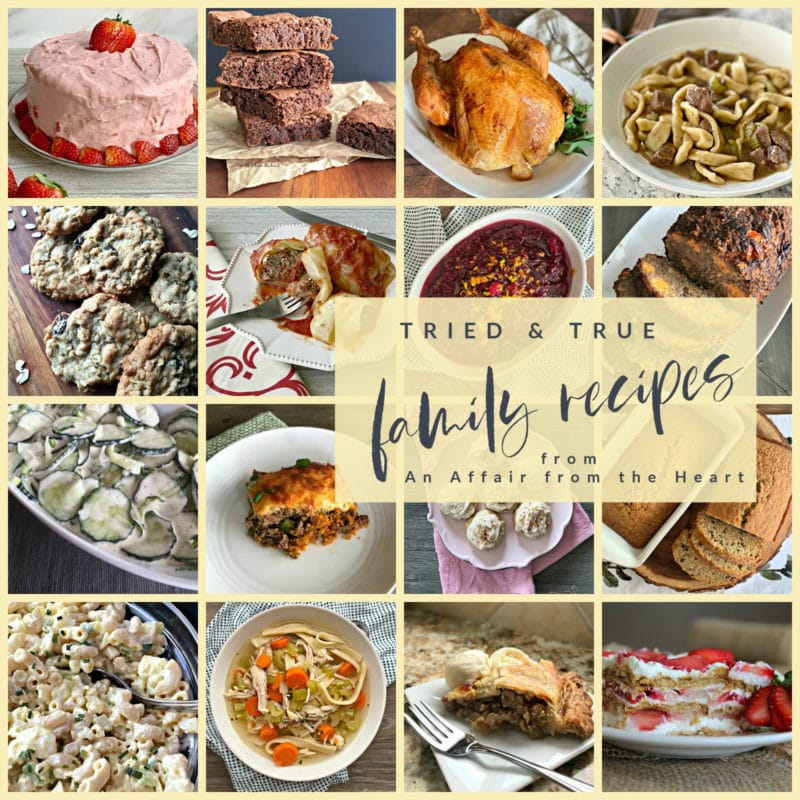 Tried & True Family Recipes collage image