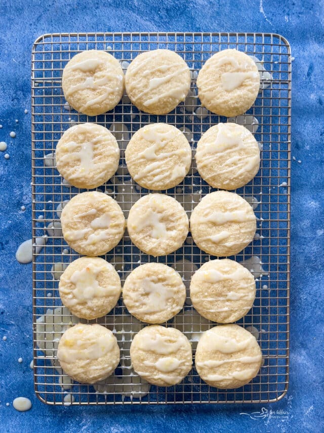 Chewy Glazed Lemon Cookies