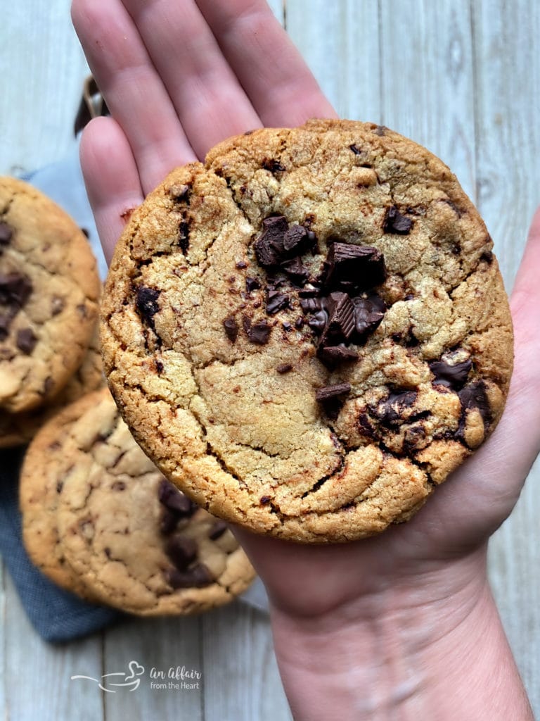 Bakery Style Chocolate Chip Cookies - Julie Marie Eats