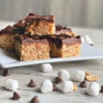 Whatchamacallit Bars with marshmallows