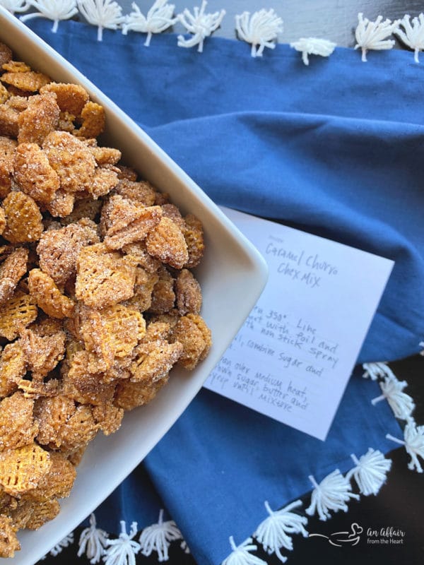 Churro Chex Mix Party Snack