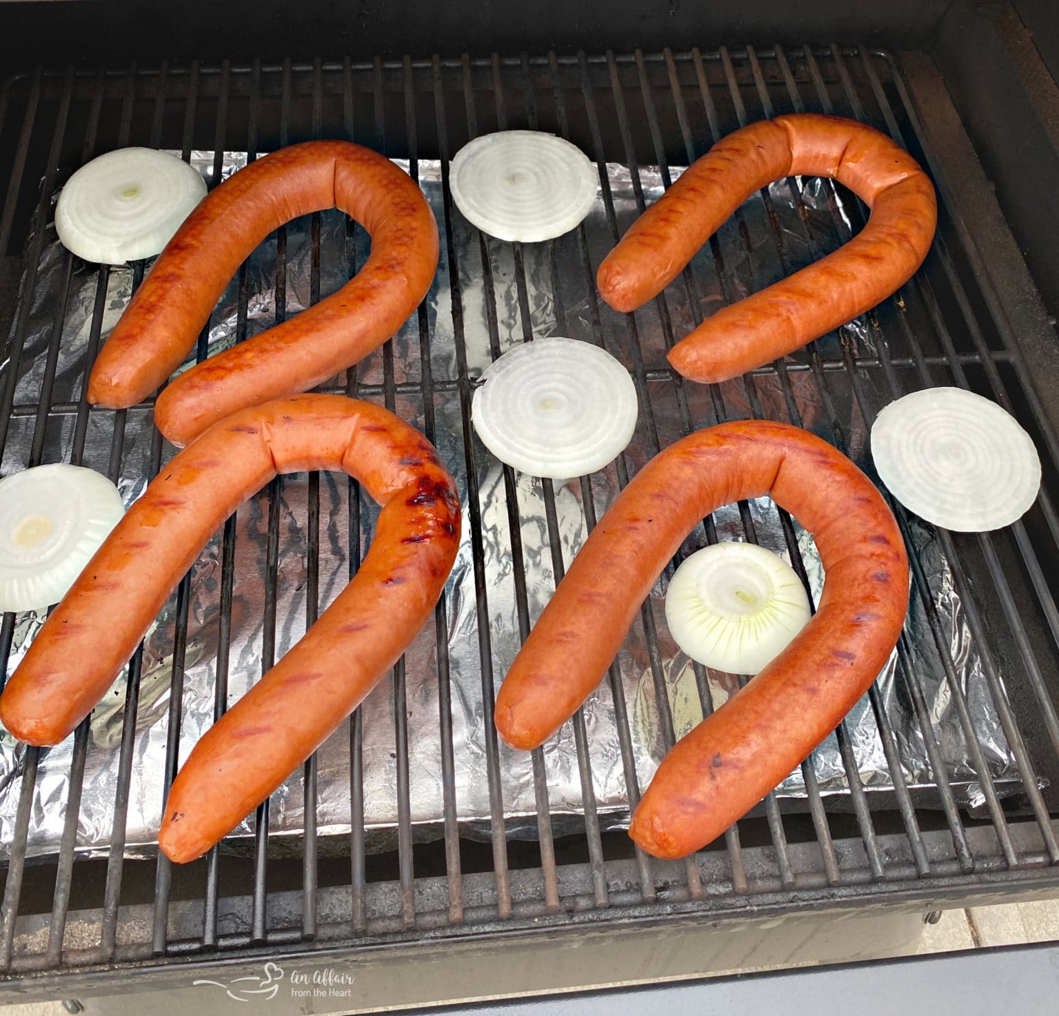 Grilled Polish Sausage & Sauerkraut a cookout family favorite!