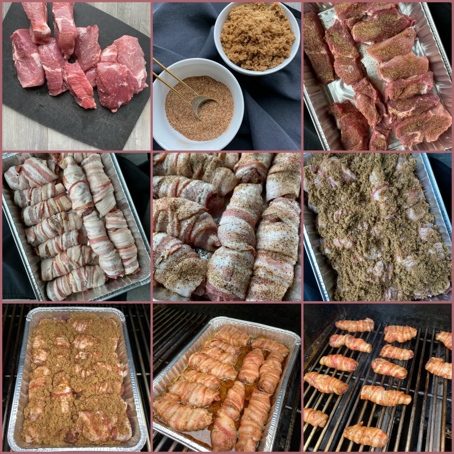 Moist and Tender Sweet & Spicy Bacon Wrapped Pork Ribs