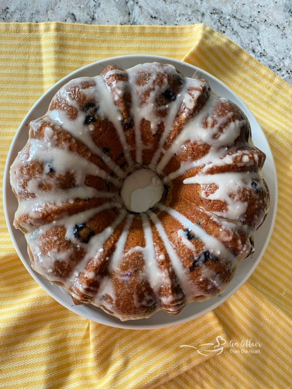 Banana Blueberry Cake - 1840 Farm