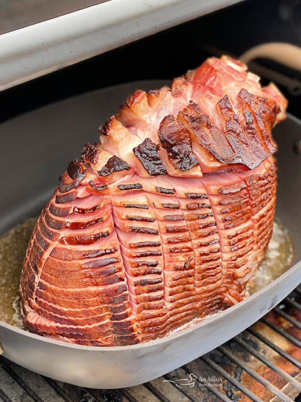 Double Smoked Ham on Traeger