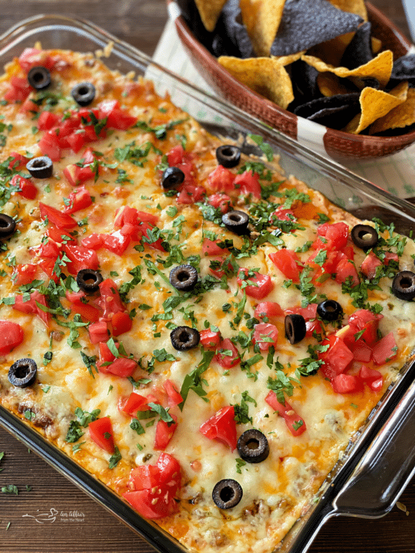 Dorothy's Hot Taco Dip Recipe - The BEST TACO DIP on the Planet!