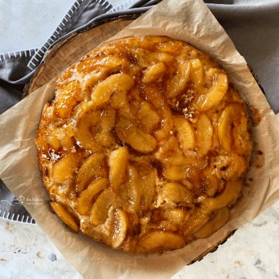 Apple Pie Upside Down Cake - An Affair from the Heart