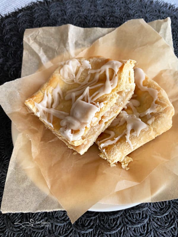 Apple Bars cut on plate