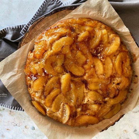 Apple Pie Upside Down Cake - An Affair from the Heart