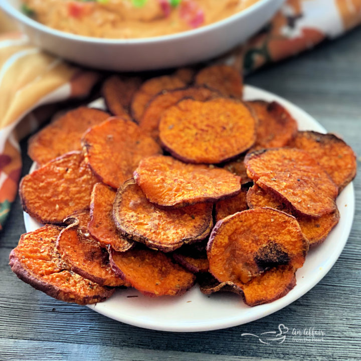Baked Sweet Potato Chips Recipe (VIDEO) - A Spicy Perspective
