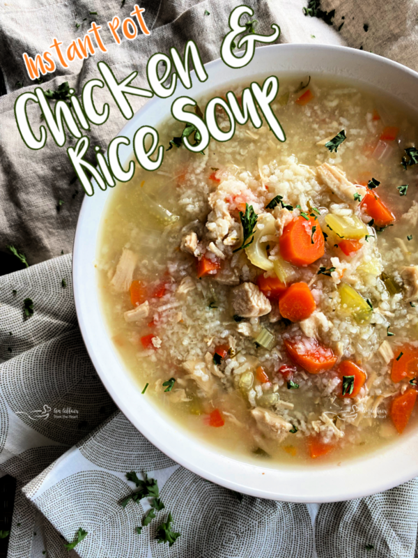 Instant Pot Chicken and Rice Soup - Chenée Today