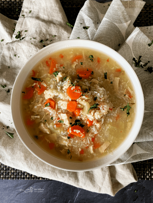 INSTANT POT CHICKEN AND RICE SOUP STORY