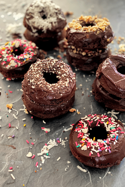 Baked Chocolate Kraut Donuts