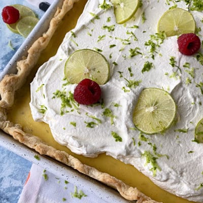 Key Lime Slab Pie
