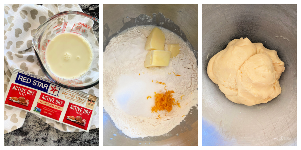 Step by step instructions for lemon sweet rolls