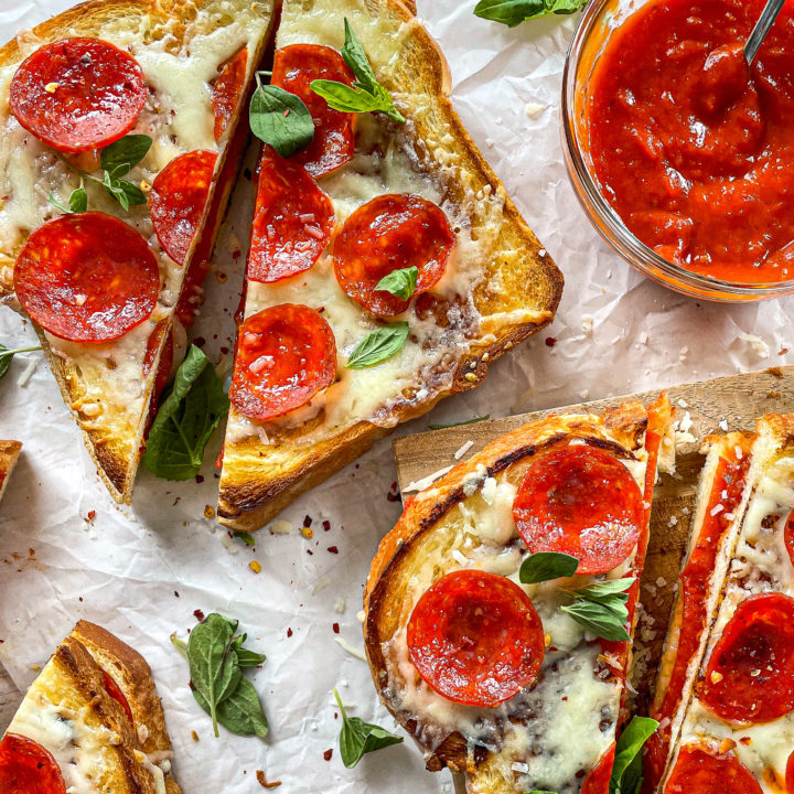 Grilled Pepperoni Pizza Sandwich