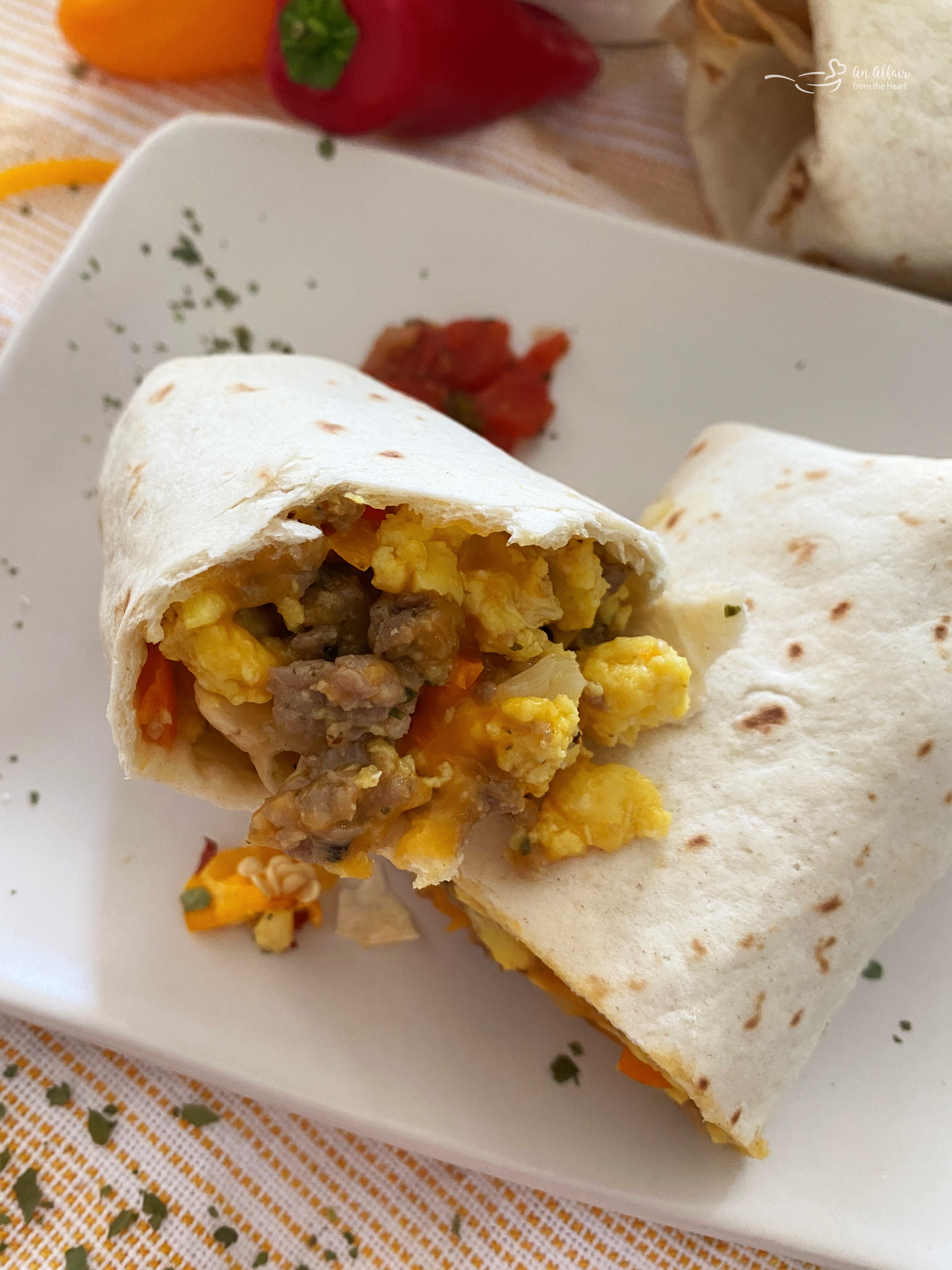 Easy Breakfast Burritos with Sausage | Make Ahead & Freezer Friendly