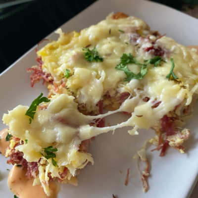 Reuben Breakfast Casserole with Crescent Rolls