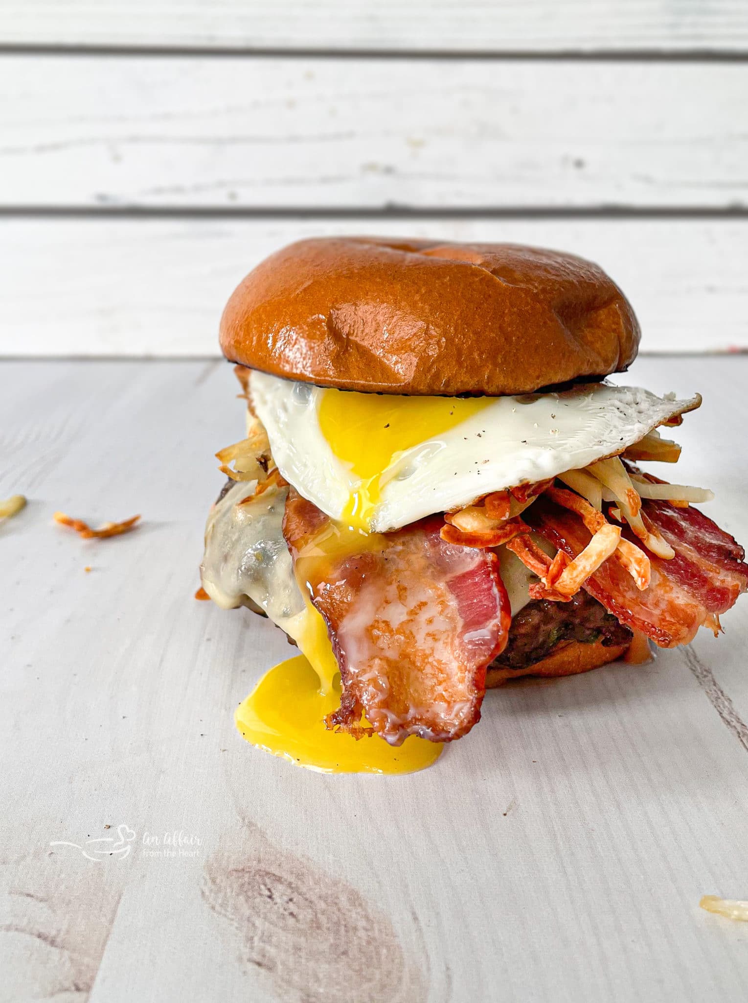 EPIC Hangover Burger Recipe An Affair from the Heart