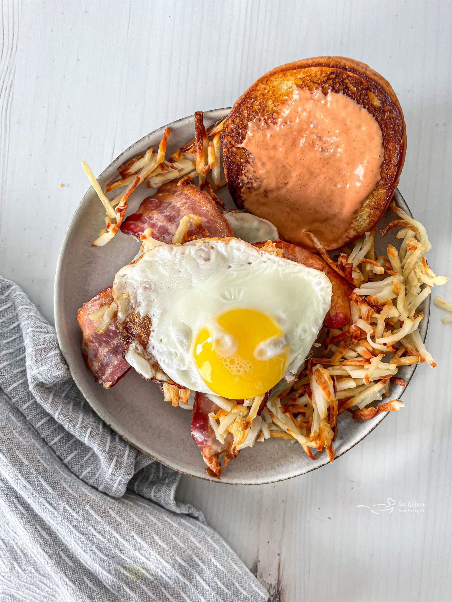 EPIC Hangover Burger Recipe An Affair from the Heart