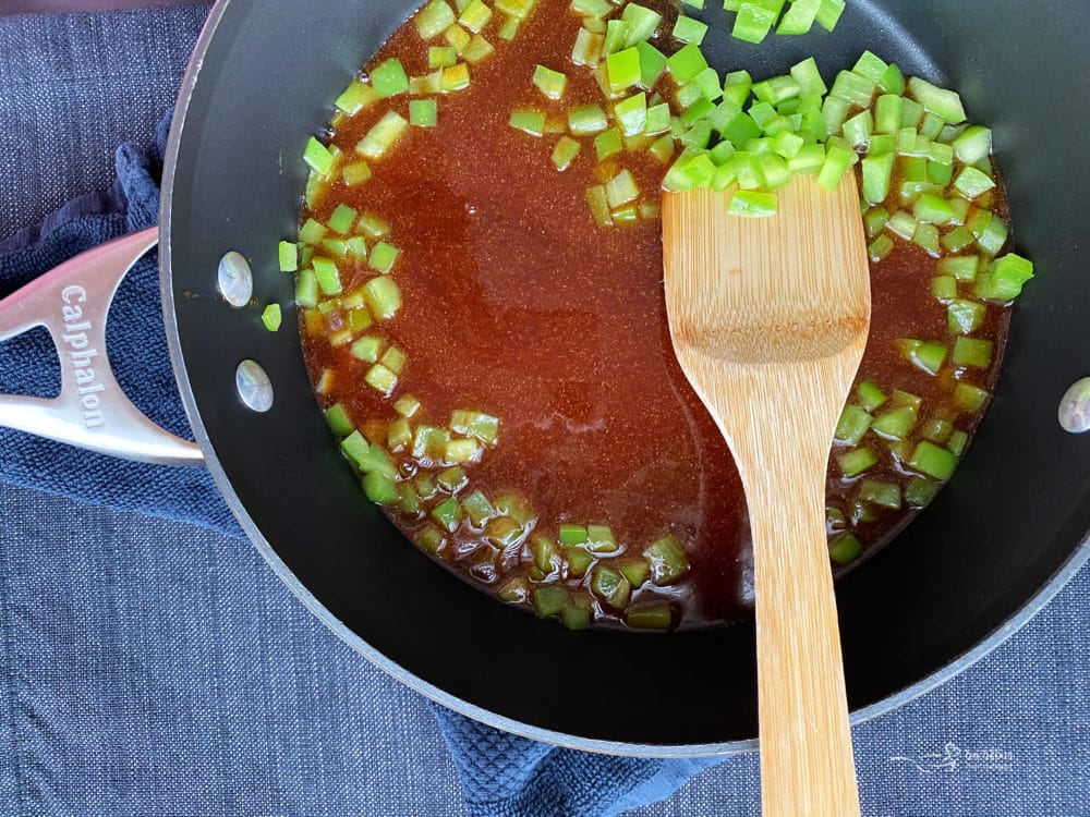 soy sauce with green onions
