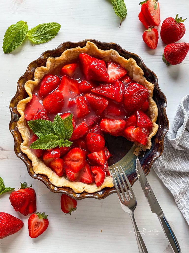 Fresh Strawberry Pie - An Affair from the Heart