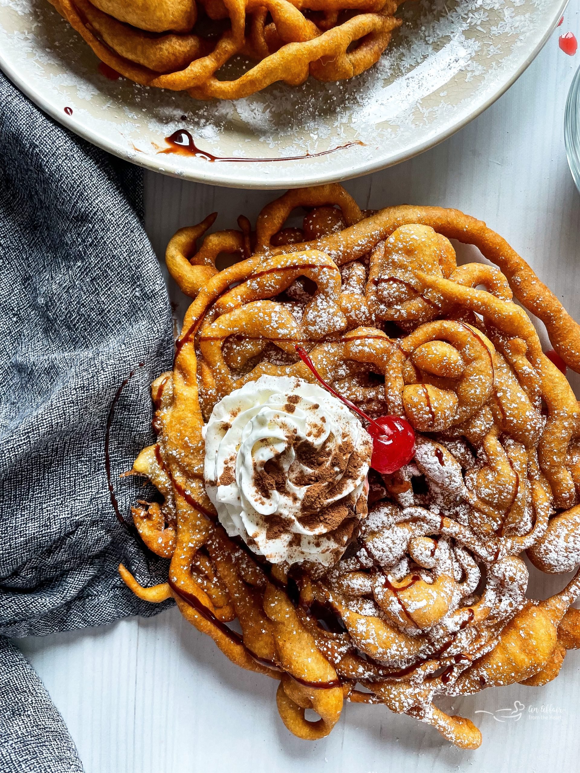 Funnel cakes are a quick and easy crunchy dessert - YouTube