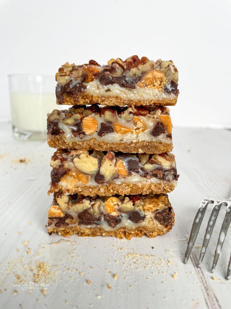 Seven Layer Cookies - the easiest, tastiest cookie bar you'll ever make!