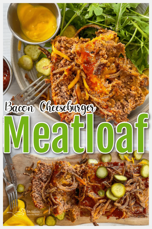 graphic for meatloaf made with bacon and cheese