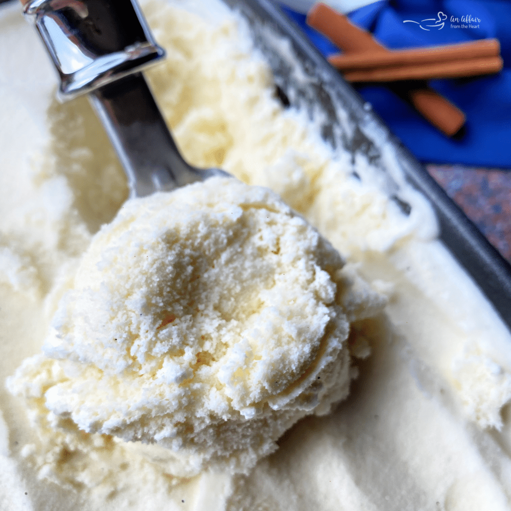 Homemade Cinnamon Vanilla Ice Cream An Affair from the Heart