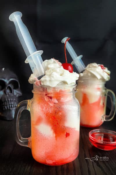 Bloody Dirty Shirley Floats #HalloweenTreatsWeek