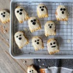 cute ghostly poptarts on a cooling rack