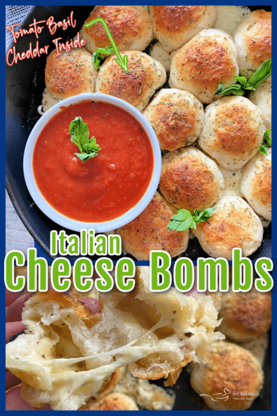 Italian Cheese Bombs | 5 ingredient Italian appetizers!