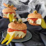 Halloween monster burgers selection