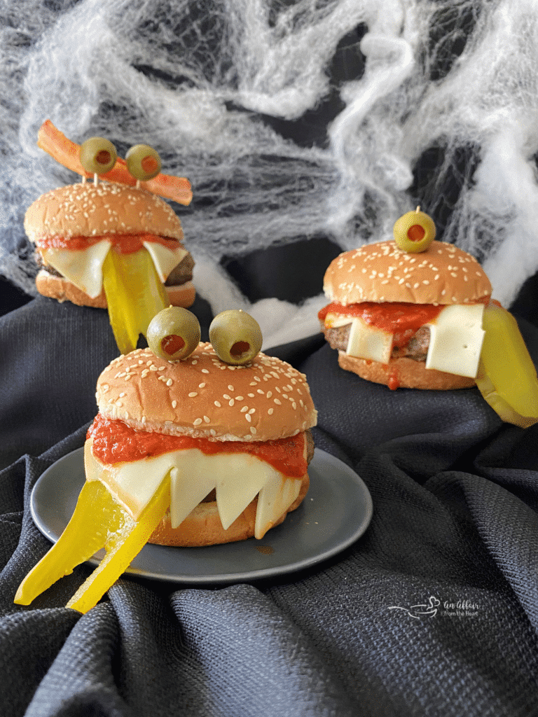 Halloween Monster Burgers