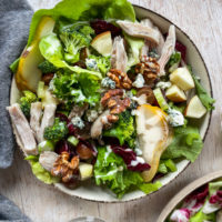 Grilled Chicken Waldorf Salad - With a Homemade Vinaigrette Twist!