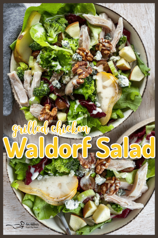chicken waldorf salad images with text