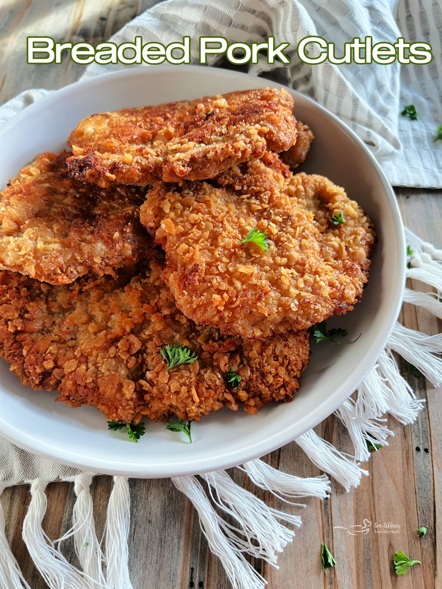 Crispy Breaded Pork Cutlets