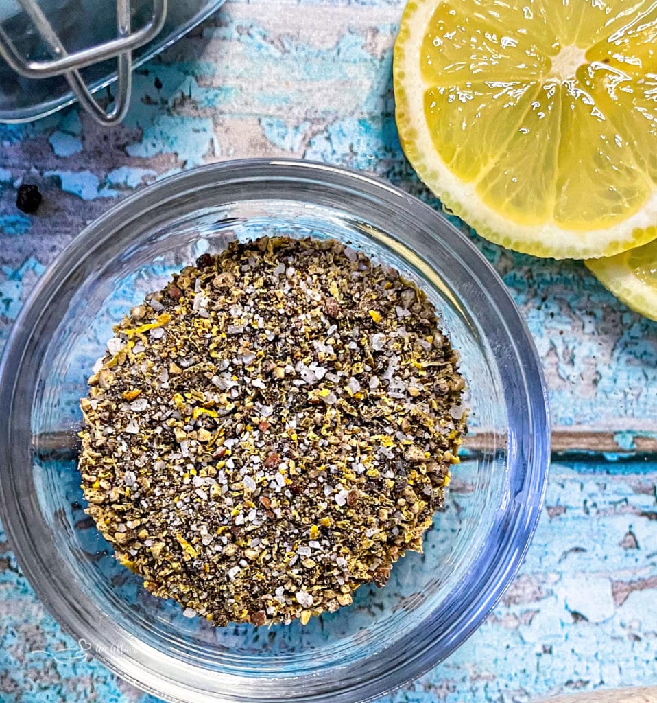 homemade lemon pepper seasoning