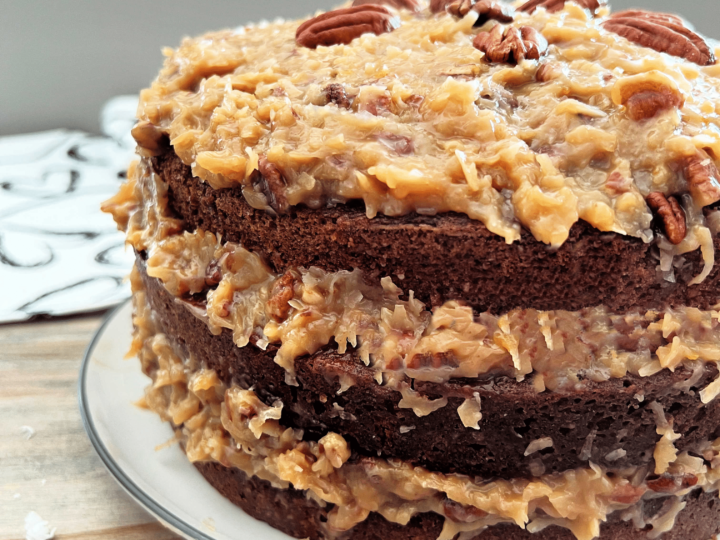 German Chocolate Cake - The Cake Store Order - Fork Lift