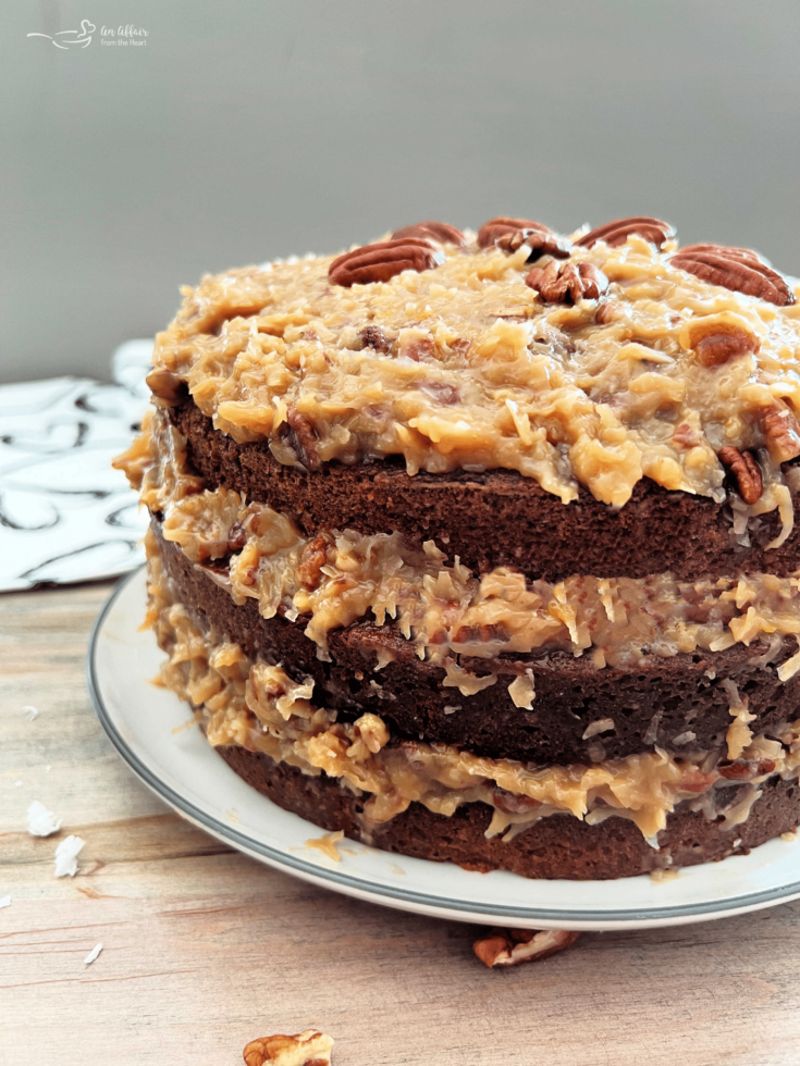 German Chocolate Sheet Cake - I Heart Eating