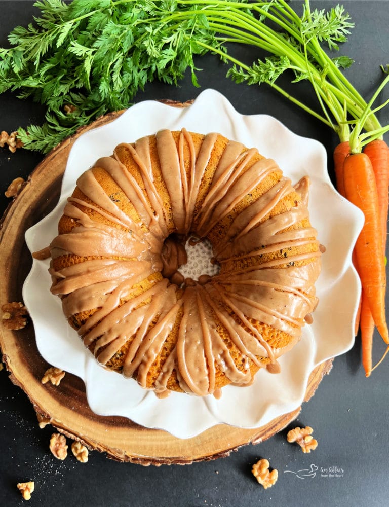 Carrot Coffee Cake with Brown Butter Glaze