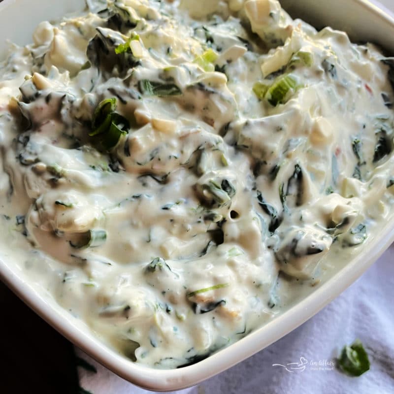 cold spinach dip